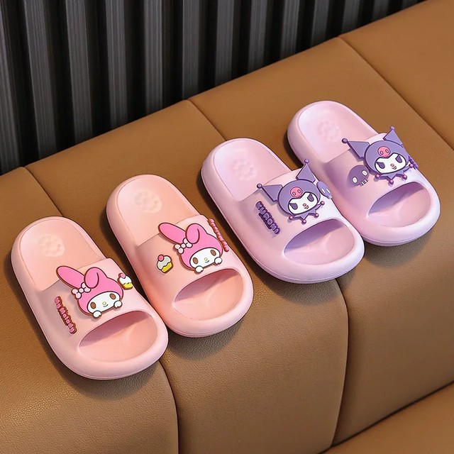 헬로키티 아웃도어 비치 샌들, 집에서 부모와 아이들을 위한 미끄럼 방지 스포츠 샌들