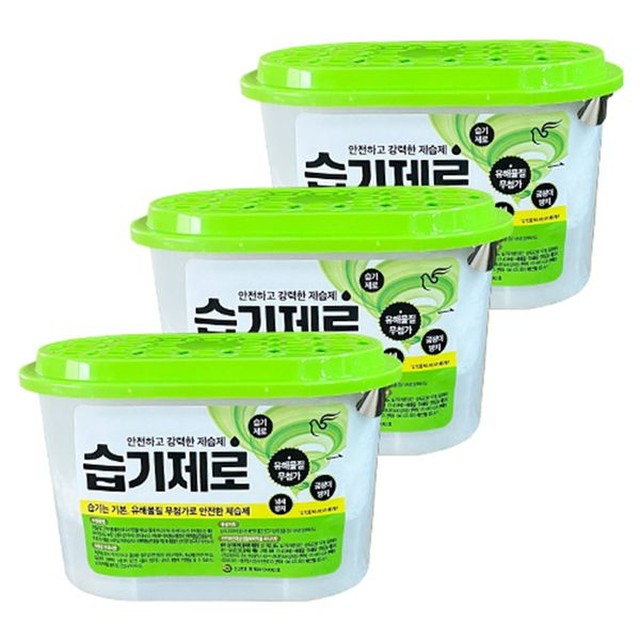 쇼핑 피죤 제습제 3개입(습기제로) x4개