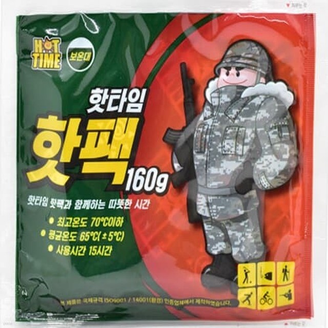 프로 핫타임 핫팩 15시간 지속 160g 대용량 10개입