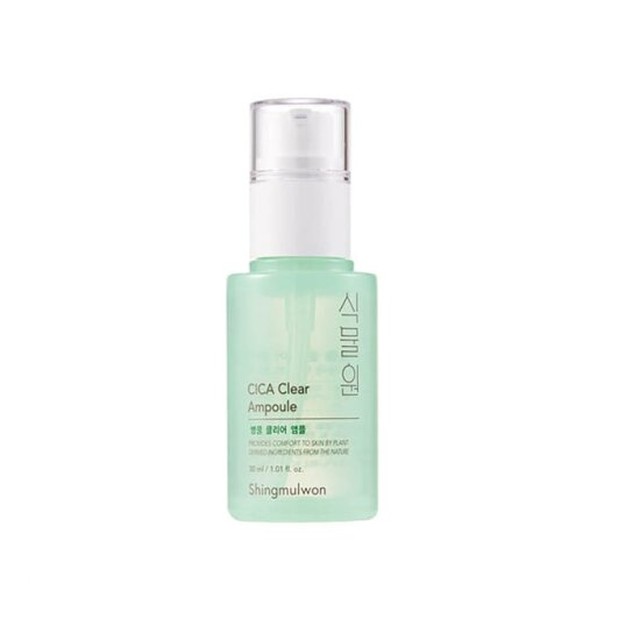 식물원 병풀 클리어 앰플 30ml 트러블케어 민감성피부 피부진정 시카풀 카밍 수분앰플 피부보습 수분 영양 유수분밸런스 저자극케어 모든피부용 건성피부 지성피부