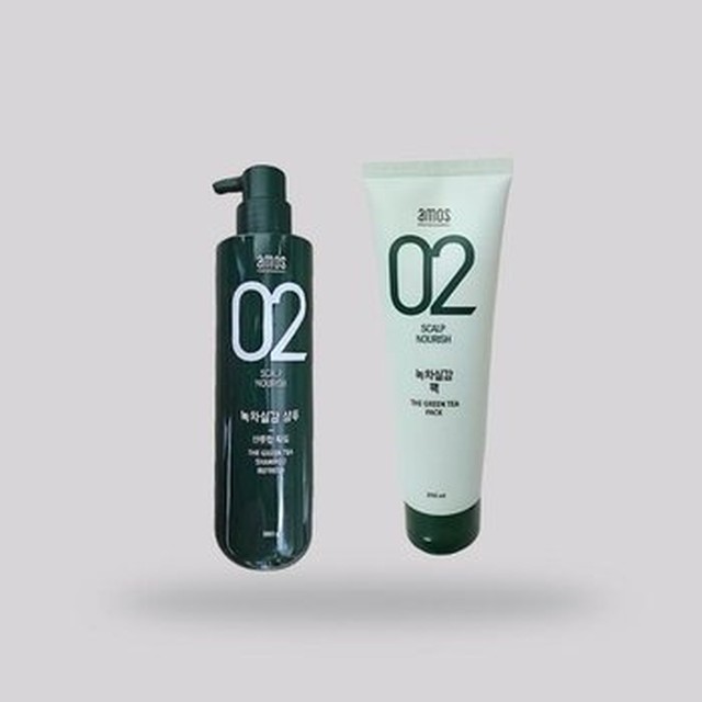 [기타] [아모스] 아모스 녹차실감 샴푸 지성 500g+인텐시브 모이스처 헤어팩 250g 1세트 (47722062)[이마트몰]