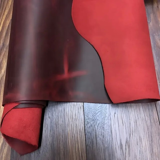 와인 레드 크레이지 호스 가죽, 최상층 소가죽, 색상 변화 레트로 오일 가죽, 수제 DIY 지갑, 카드 지갑, 수제 가죽 제품