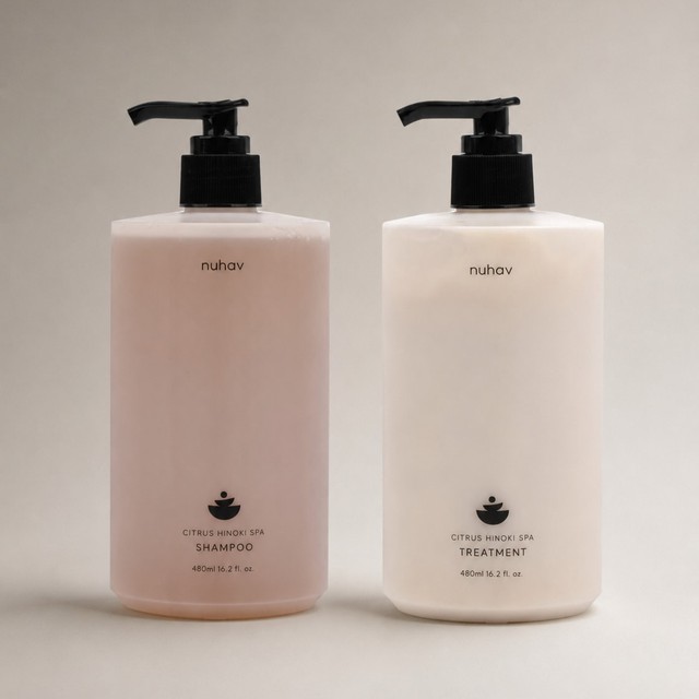 누하브 두피환경케어 탈모 샴푸 트리트먼트 세트 480ml+480ml
