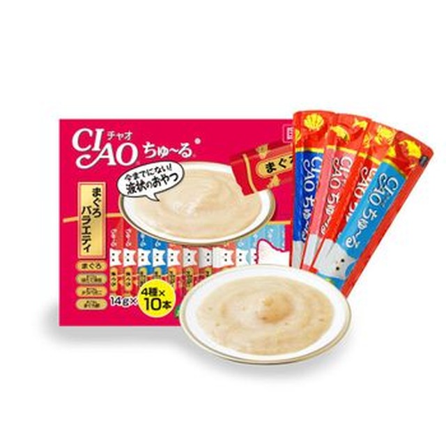 알티피아 이나바 챠오 츄르 참치 버라이어티 40P 고양이간식 반려묘 보양식 WFPNDJ2
