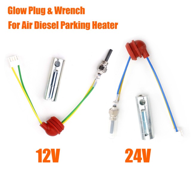 Webasto Eberspacher 3-8kw 자동차 트럭 밴 보트 용 에어 디젤 히터 12V 24V 세라믹 글로우 플러그 점화 렌치