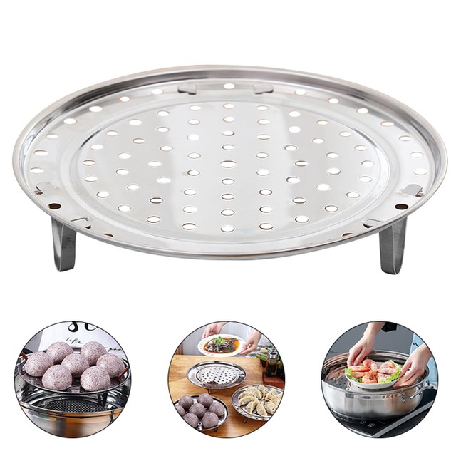 YOMDID 박제 롤빵 음식을위한 다기능 김이 나는 랙 스테인레스 스틸 기선 트레이 랙 김이 나는 스탠드 utensilios de cocina