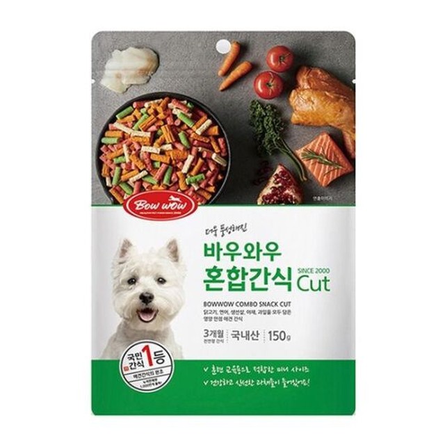150g 강아지간식 바우와우 혼합컷