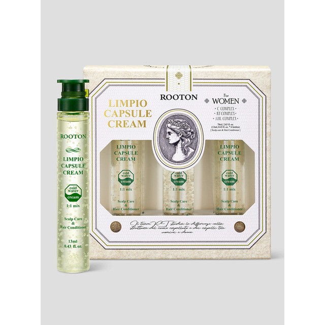 루톤 루톤 여성 맞춤 스페셜케어 림피오 리바이벌 캡슐 재생크림 헤어팩 13ml x 6개입 헤어케어 기타헤어케어