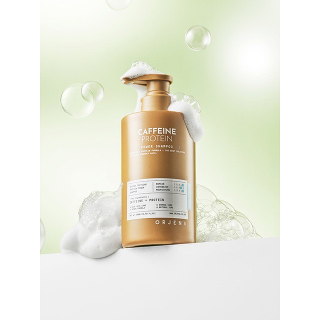 오르제나/카페인 프로틴 파워 샴푸 500ml/헤어케어 샴푸/린스