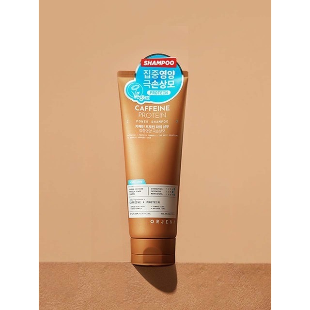 오르제나 카페인 프로틴 파워 샴푸 200ml 헤어케어 샴푸 린스