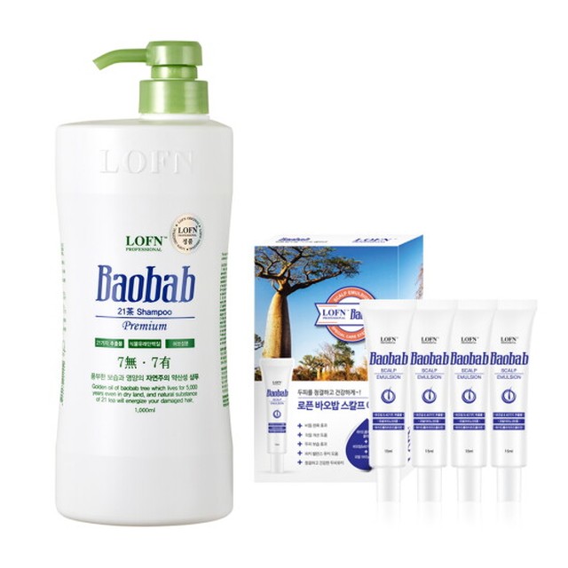 21차 건성 약산성 일반두피용 샴푸 1000g 1개 + 두피 각질 제거 스칼프 에멀전 15ml 4개 (먼슬리루틴)