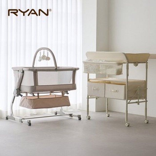 RYAN 리안 드림콧 아기침대+기저귀갈이대 ryanbabybed