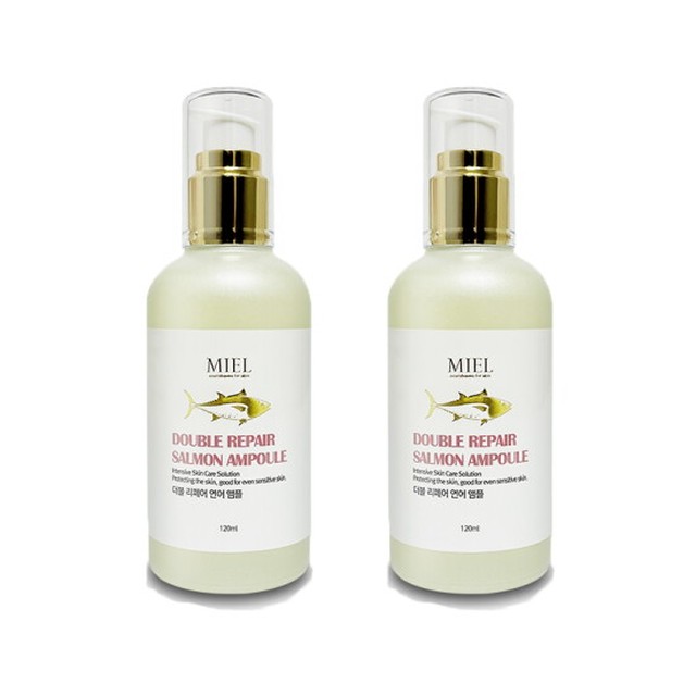 (레디) 미엘 더블 리페어 연어 앰플 120ml 2개 대용량 에센스