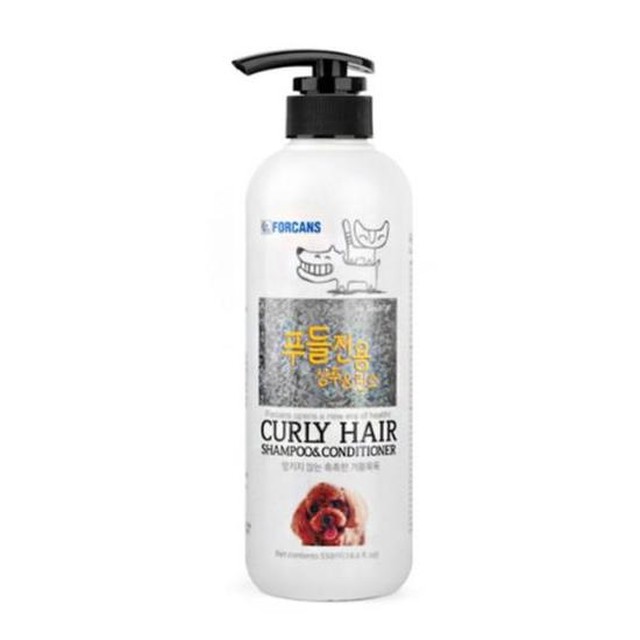 [JED] 푸들 전용 곱슬 샴푸 강아지 린스 모발 반려견 550ml