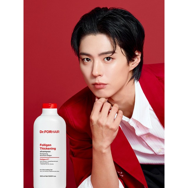 닥터포헤어/닥터포헤어 저자극 볼륨강화 탈모샴푸 폴리젠 씨크닝 샴푸 500ml/헤어케어 샴푸/린스