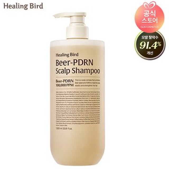 [신세계라이브쇼핑] 힐링버드 비어 피디알엔 탈모 샴푸 1000ml 대용량[이마트몰]
