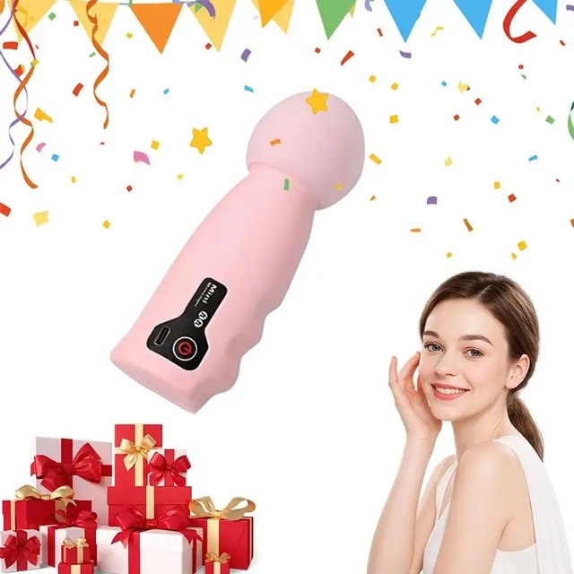 휴대용 미니 전기 마사지기, USB 충전식, 4단계 속도 설정, 바디, 등, 목, 다리, 허리 마사지에 다용도로 사용 가능
