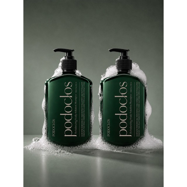 포도클로스 [1L 대용량]리밸런싱 스칼프 솔루션 샴푸 500ml*2 헤어케어 샴푸 린스