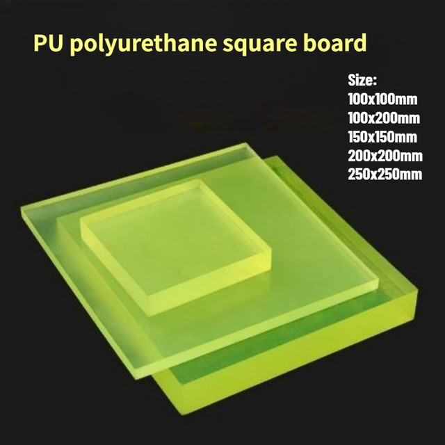 1 2 5개 PU 폴리우레탄 시트 탄성 판 두께 1 2 3 4 5 6 8 10 12 15 20 25 30mm 비프 텐던 플레이트 100x100mm-250x250mm