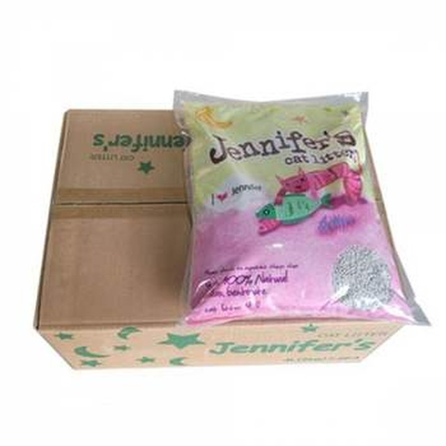 제니퍼 고양이모래 4L 6개입 1박스 굵은입자 응고형 캣리터 태비 WFP3P73