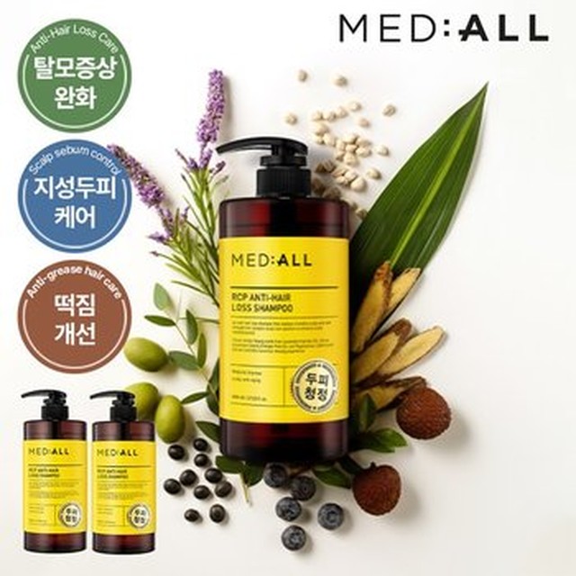 [메디올] (폐쇄몰) 탈모완화 샴푸 800ml 두피청정 피지케어 약산성샴푸 뿌리볼륨 비듬개선[이마트몰]