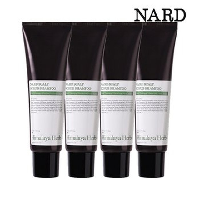 [부케가르니] 히말라야 허브 나드 두피 스크럽 샴푸 200ml x4개[이마트몰]