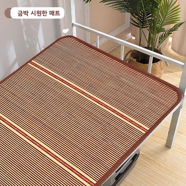 새로운 여름 학생용 쿨링 매트 전체 대나무 침대 매트 양면 인체공학적 침대 매트 09m 기숙사 매트 대나무 소재
