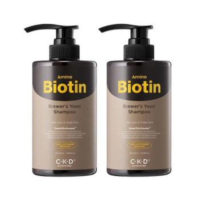[셀러허브] [CKD] 씨케이디 아미노비오틴 맥주효모 샴푸 500ml X 2EA 영양 저자극 약해진 두 (S41299997)