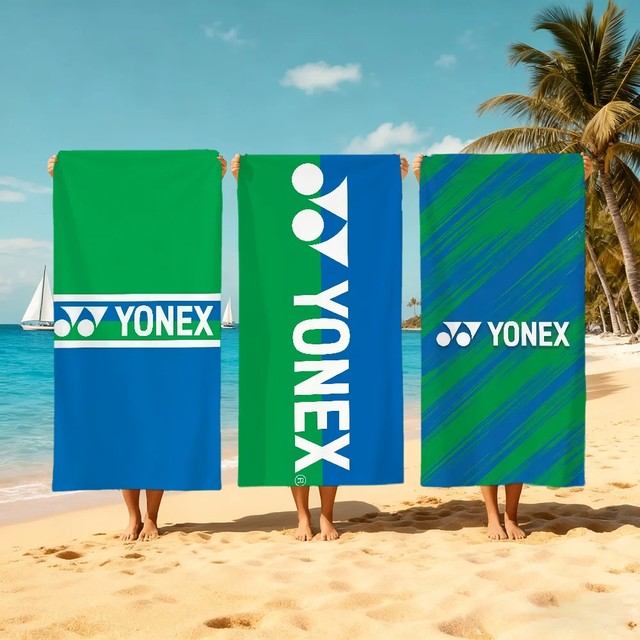 스포츠 브랜드 Y-Yonex-x 로고 타월 비치 퀵 드라이 소프트 풀 타월 여행용 선물 체육관 샤워 캠핑 스포츠