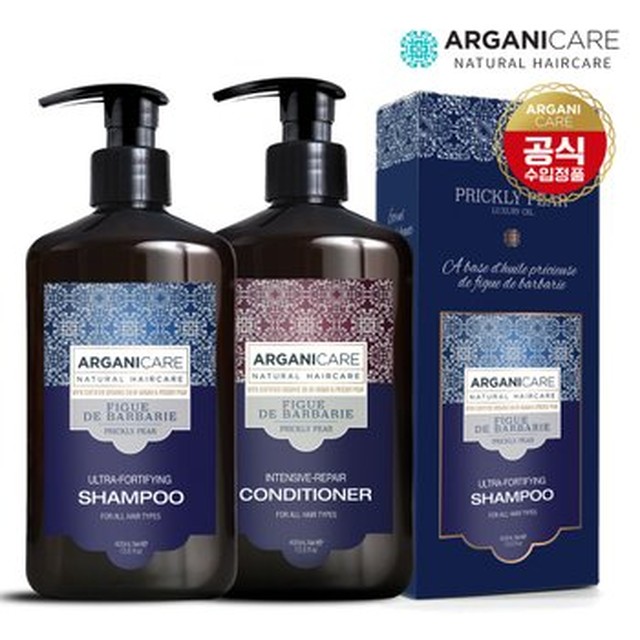 [아르가니케어] 아르가니케어 프리클리 페어 백년초 샴푸+컨디셔너 400ml 2개 모든모발용[이마트몰]