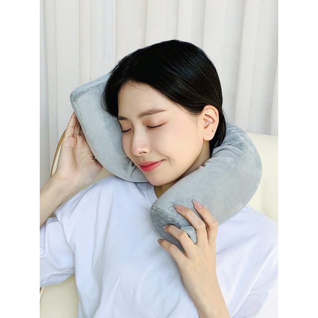 지티스 HOT 지티스 기내용 목베개 접히는 여행용 메모리폼 목쿠션 여행용품 기타여행소품
