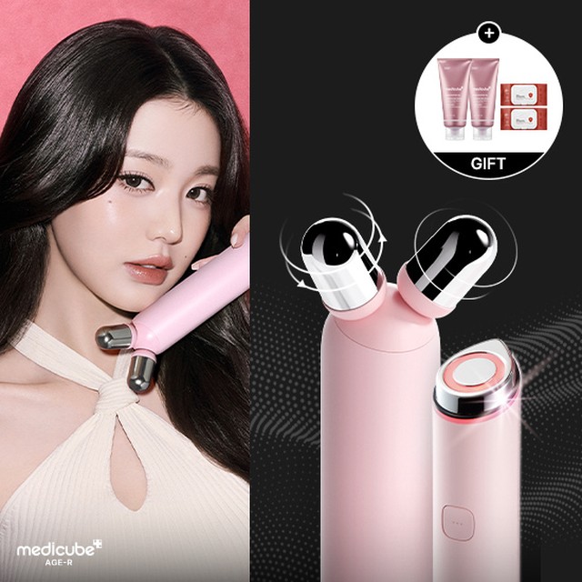 [전신EMS 괄사관리] 브이롤러+미니 2종 기기 핑크 세트 (PDRN젤 2개 + 수분앰플 1개 증정) +무이자6개월