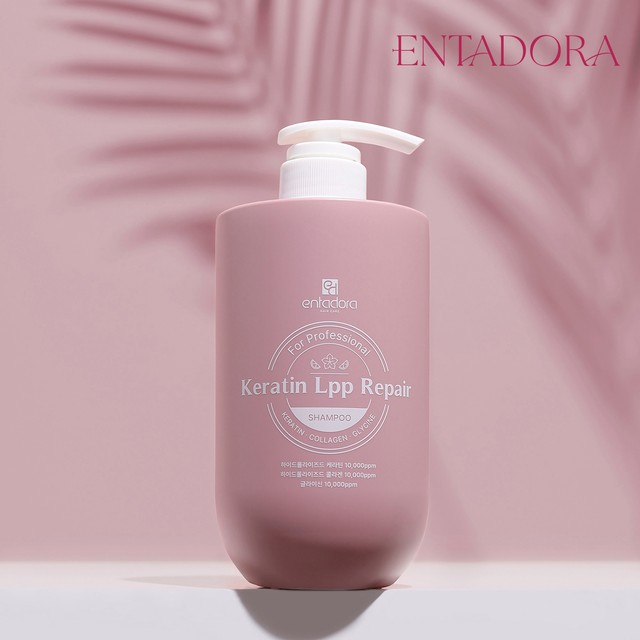 [엔타도라] 미용실 극손상모 단백질케어 대용량 샴푸 케라틴 LPP 리페어 샴푸 750ml 1개