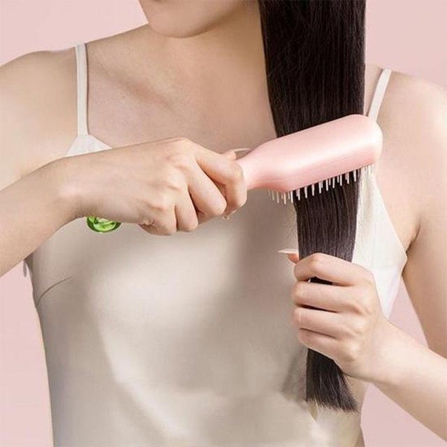 머리빗브러쉬 자동청소 헤어브러쉬 저자극 머리빗 두피 헤어관리
