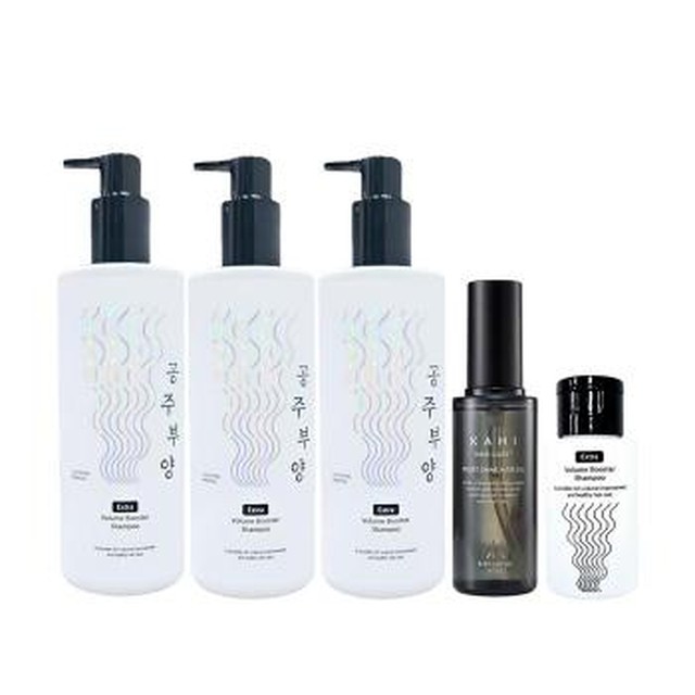 [셀러허브] 가히 공주부양 볼륨부스터 샴푸 500ml 3개+50ml 1개+헤어오일 1개 (S49479958)[이마트몰] [49479958]