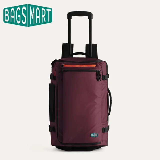 BAGSMART 여행용 롤링 러기지 백 대용량 트롤리 백 다기능 기내용 바퀴 달린 수하물 가방