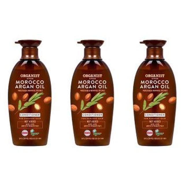 [셀러허브] 오가니스트 아르간오일 윤기영양 컨디셔너(비건) 500ml 3개 (S18871672)[이마트몰] [18871672]