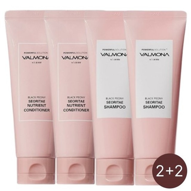 [밸르모나] 2+2 블랙 피오니 서리태 샴푸 / 컨디셔너 100ml 택1 여행용 두피케어 헤어케어