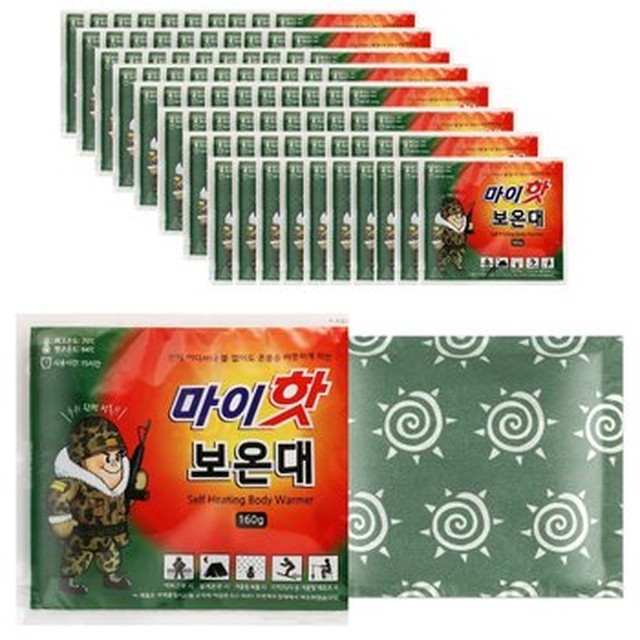 엔터골프 군용 핫팩 26년 마이핫 보온대 160g 80개 [핫팩 26년 마이핫 보온대 160g 80개]