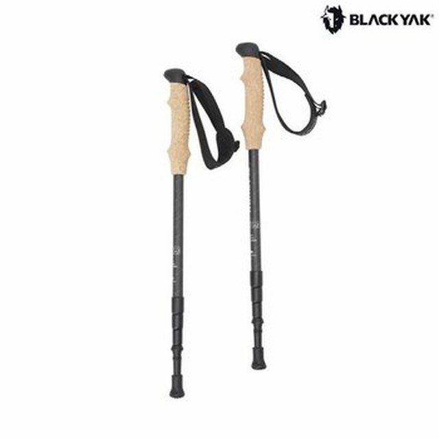 블랙야크 등산스틱 공용 4단카본SET스틱c_120B 2BYSTXU905-CH