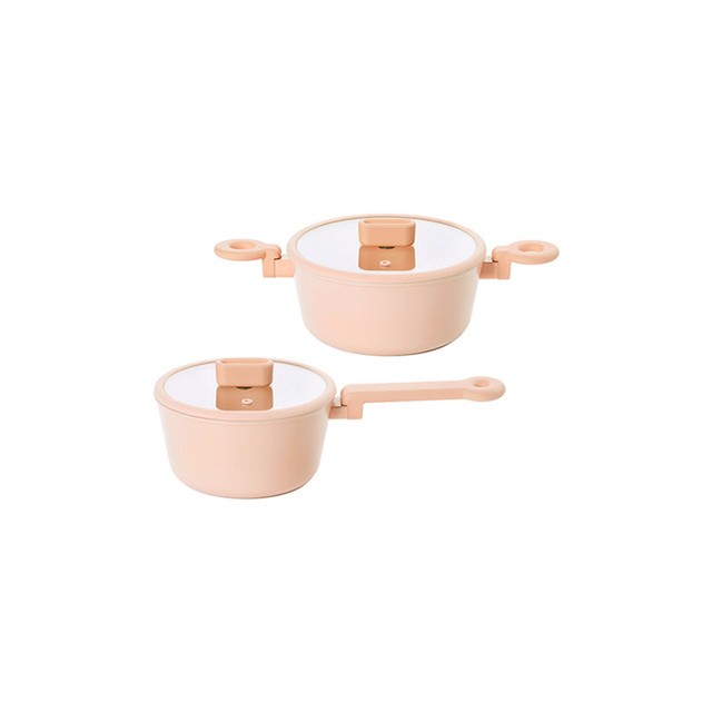 제이비홈 네오플램 오벨라 냄비 2종 세트 (편수18cm+ 양수20cm) 키친 조리도구
