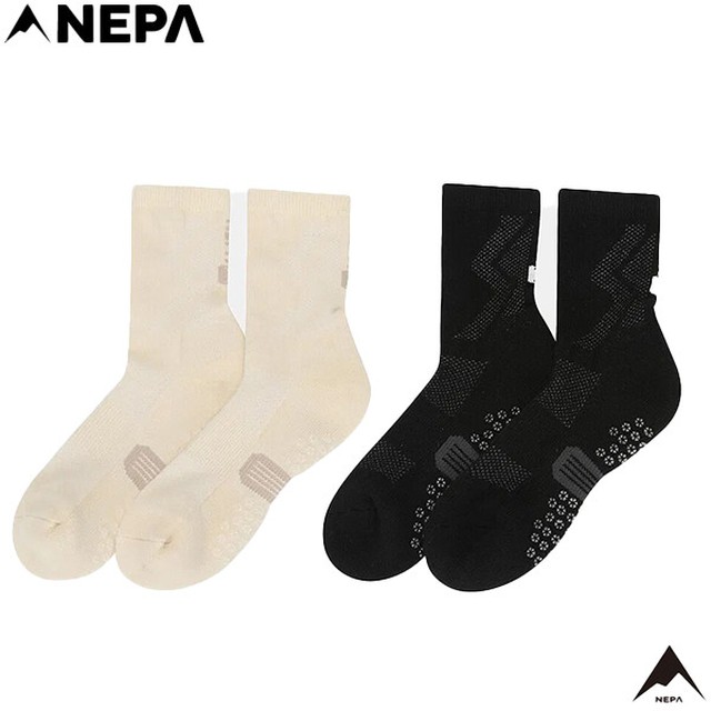 현대백화점 네파 (7LF8302) 남여 공용 국산 휘슬라이저 마운틴 울 장목 양말 등산양말(2pcs 한세트) 9LF8302