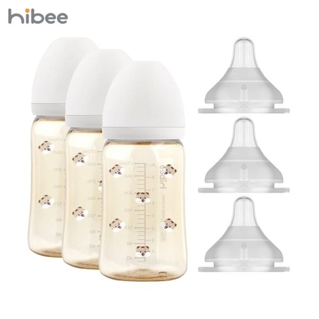 하이비 PPSU 에잇벤트 젖병 170ml 젖꼭지포함 트리플팩