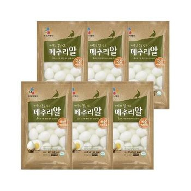 CJ 깐메추리알 1kg x6개 (S50781854)[이마트몰] [50781854]