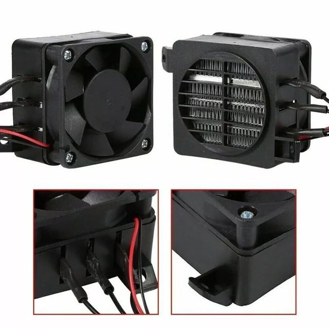 팬 절연체가있는 12V 100W 자동차 공기 히터 PTC 세라믹 가열 요소 난방 팬 겨울 자동차 인테리어 난방 액세서리