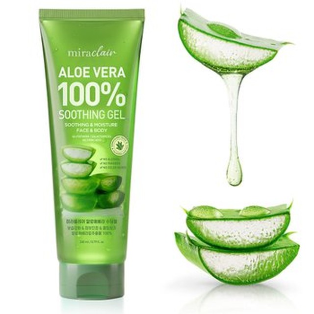순도100% 수분가득 무알콜 수딩젤 고보습 진정 쿨링겔 알로에베라 260ml 튜브형[이마트몰]