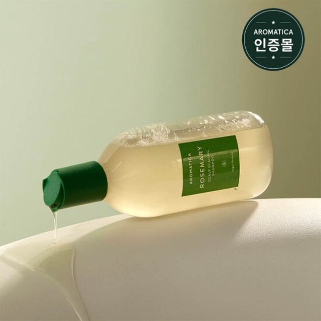 [탈모기능성 민감성 실리콘프리] 아로마티카 로즈마리 스칼프 스케일링 샴푸 400ml