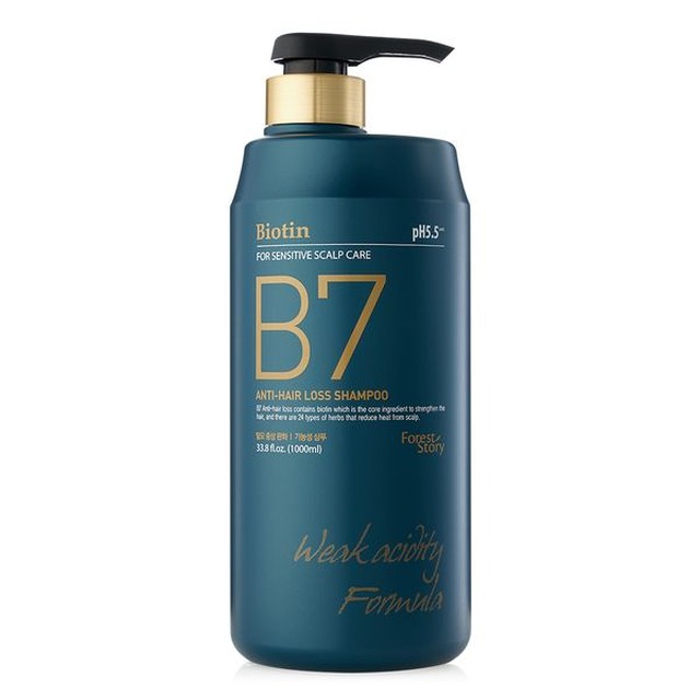 [보리보리] 포레스트스토리 포레스트스토리 B7 안티헤어로스 약산성 탈모샴푸 1000ml