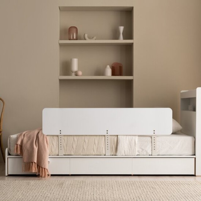 젠티스 국내제작 어린이 침대안전가드 낙상방지 침대가드 무지 150cm 고급브래킷