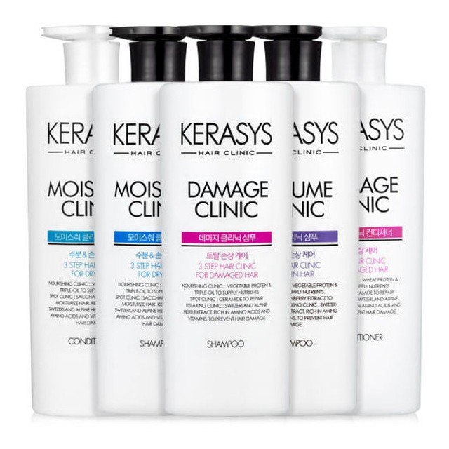 [케라시스] BEST 샴푸 린스 750ml X 5개 다구성 (데미지 모이스처 볼륨) 6종 택 1